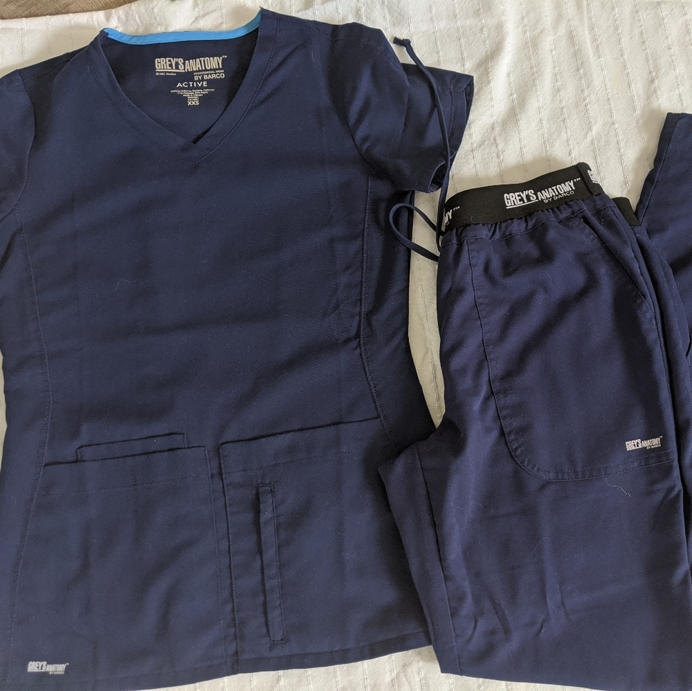 Navy scrubs
